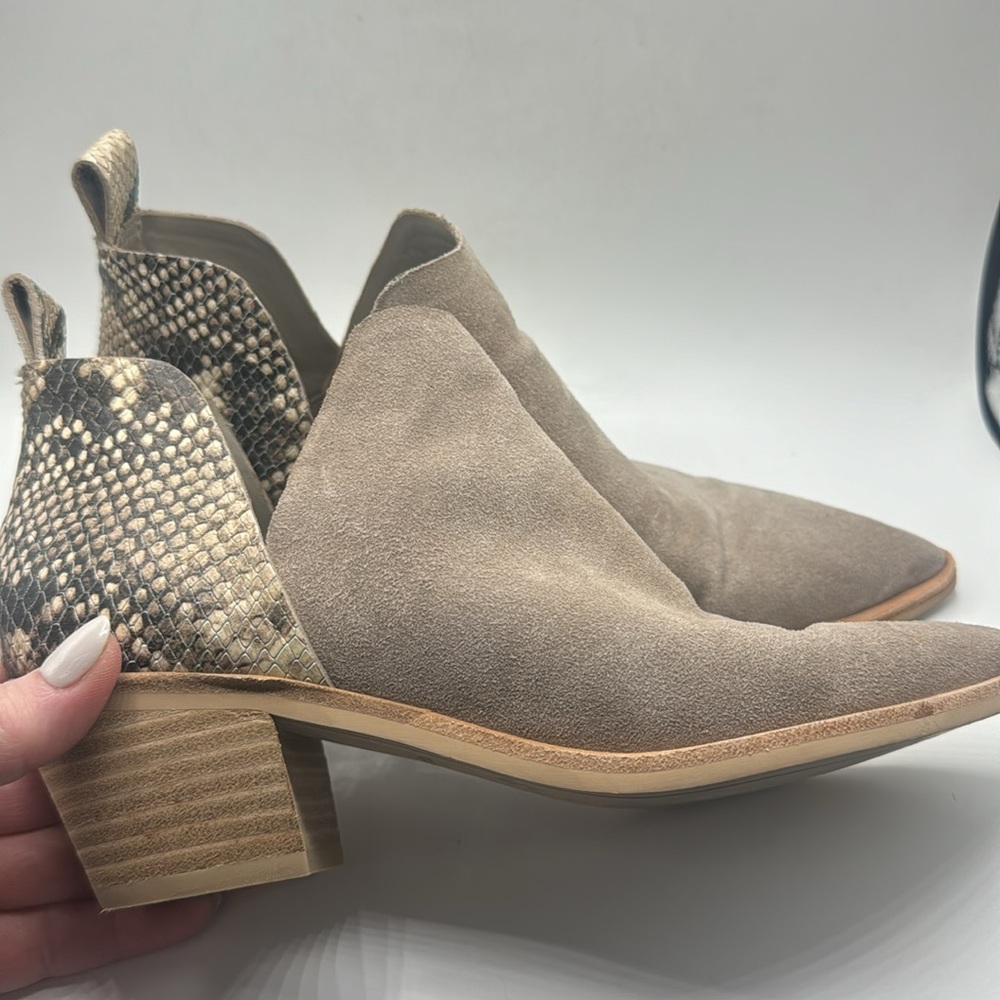 Dolce Vita Booties Snakeskin